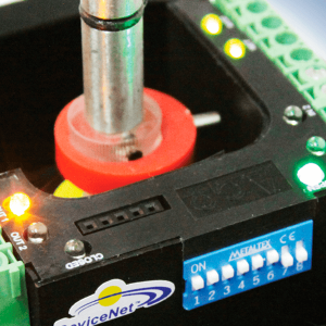 Detalhe dos LEDs Acesos